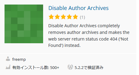 Disable Author Pages